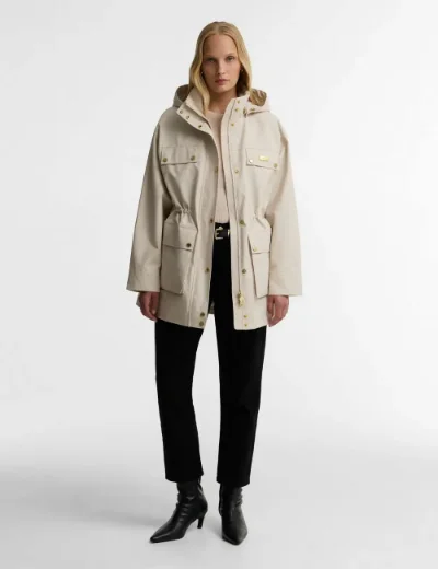 Picture of Barbour International Womens Molina Showerproof Jacket | Moonbeam