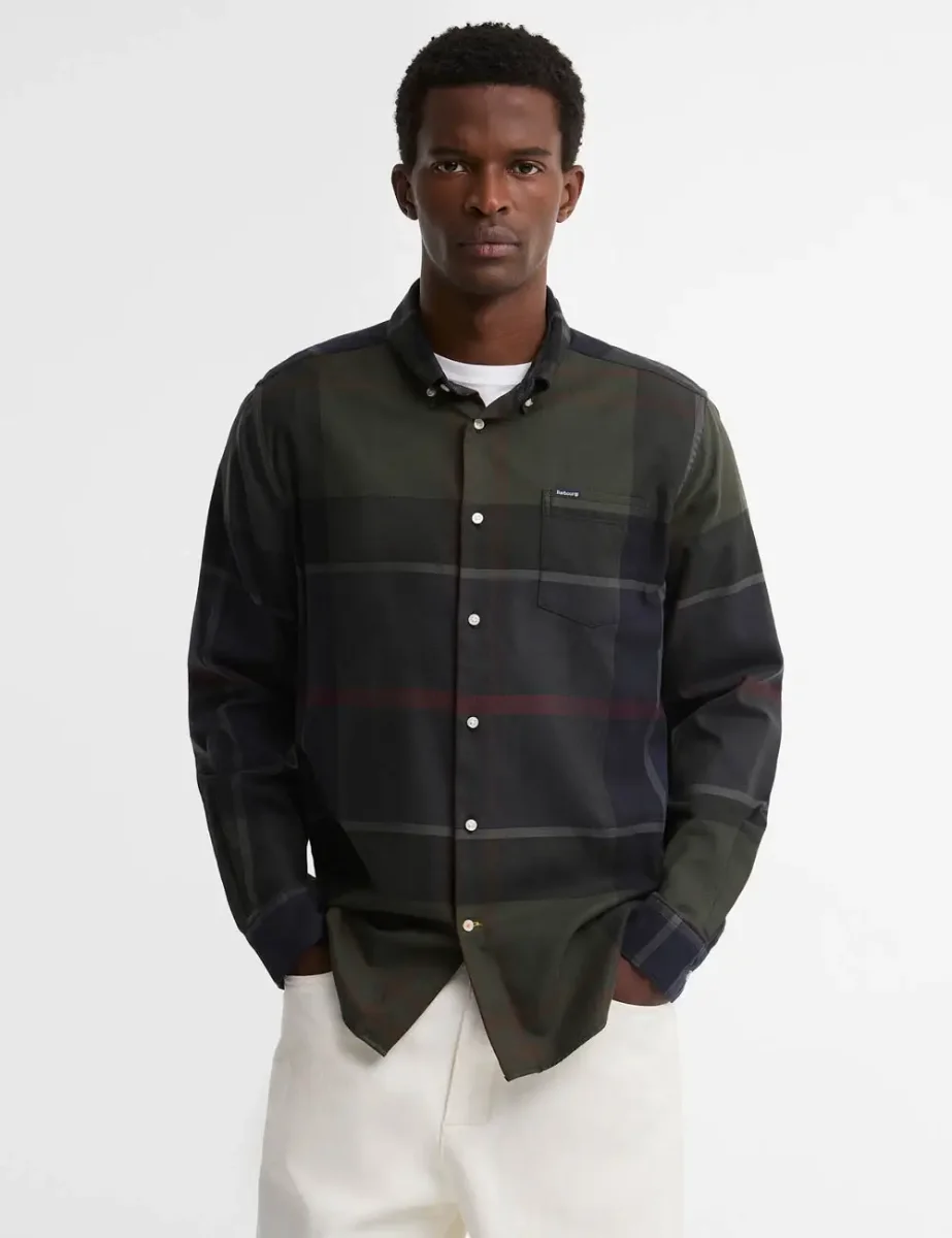 Picture of Barbour Dunoon Tailored Fit Shirt | Shadow Classic Tartan