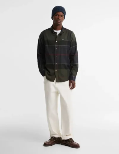 Picture of Barbour Dunoon Tailored Fit Shirt | Shadow Classic Tartan