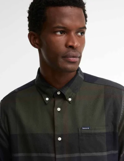 Picture of Barbour Dunoon Tailored Fit Shirt | Shadow Classic Tartan