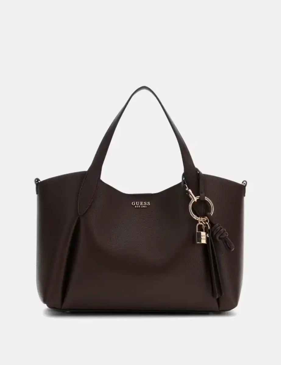 Guess Women's Melody Satchel Bag | Brown