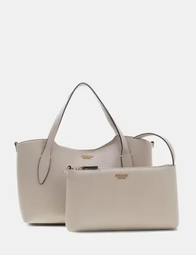 Guess Women's Melody Satchel Bag | Light Taupe