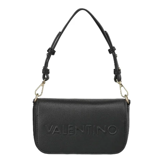 Picture of Valentino Bianka RE Flapover Shoulder Bag | Black