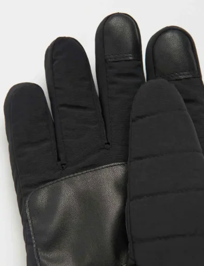 Barbour Banff Quilted Gloves | Black