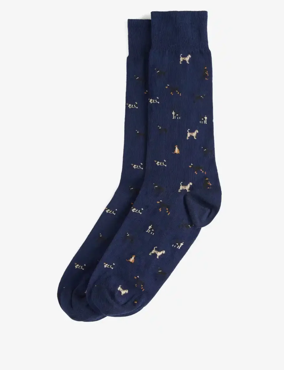 Barbour Mavin Socks | Mid Blue