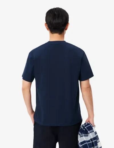 Lacoste Mens Pima Cotton Pique T-Shirt | Navy