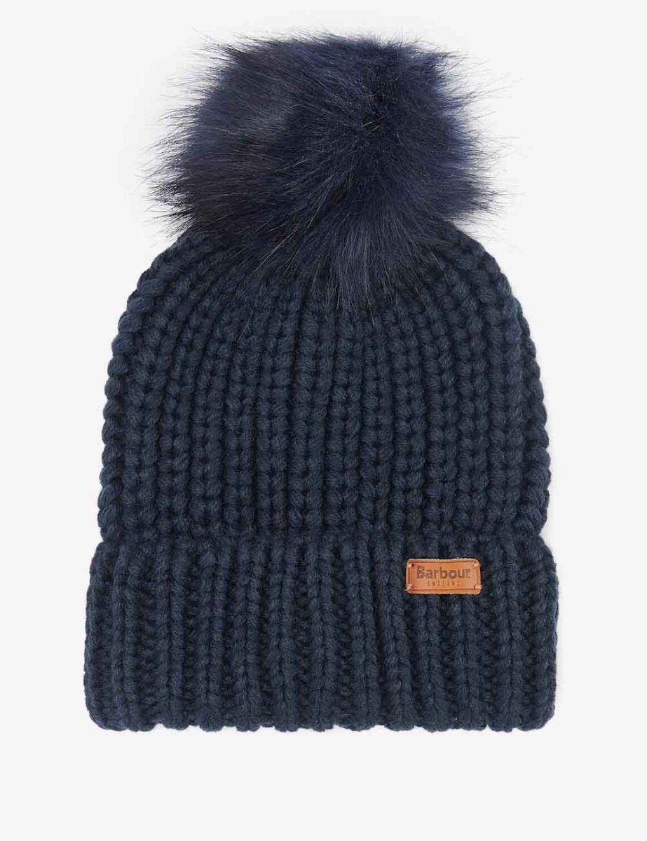 Barbour Womens Saltburn Beanie | Navy
