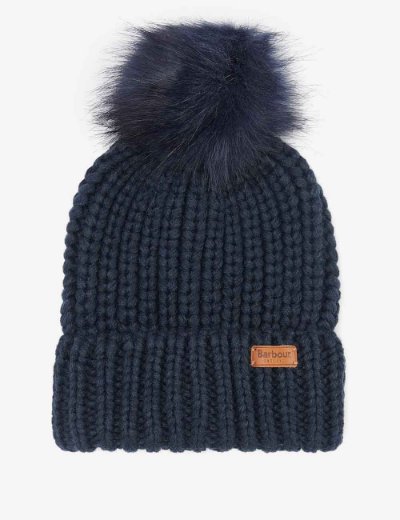 Barbour Womens Saltburn Beanie | Navy