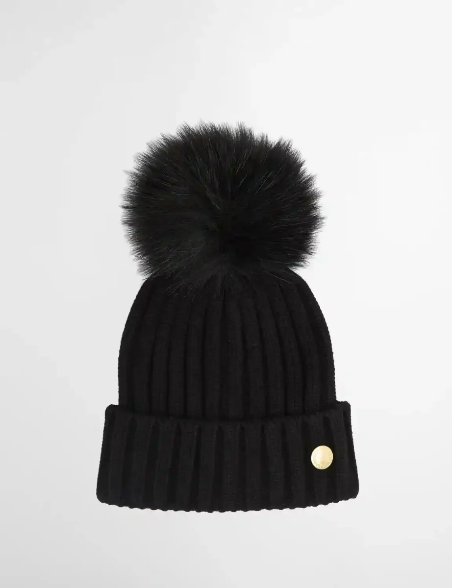 Picture of Barbour Intl Womens Conway Beanie | Black