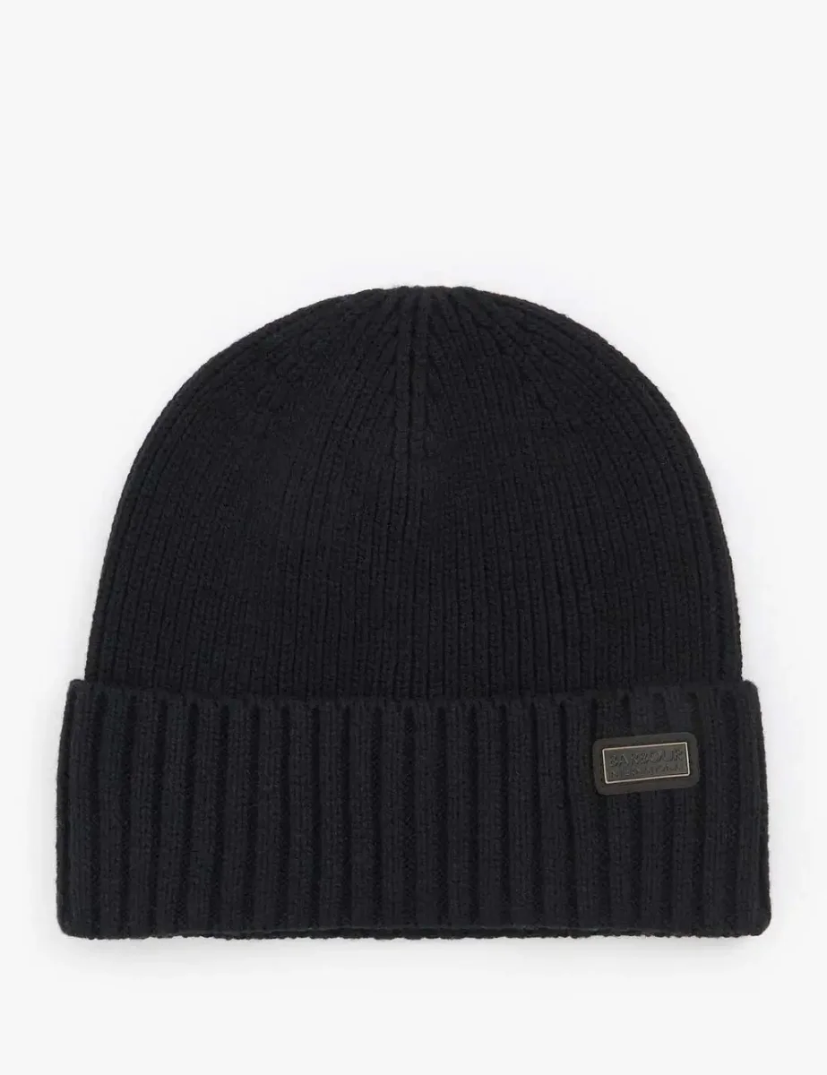 Barbour International Mens Chester Beanie | Black