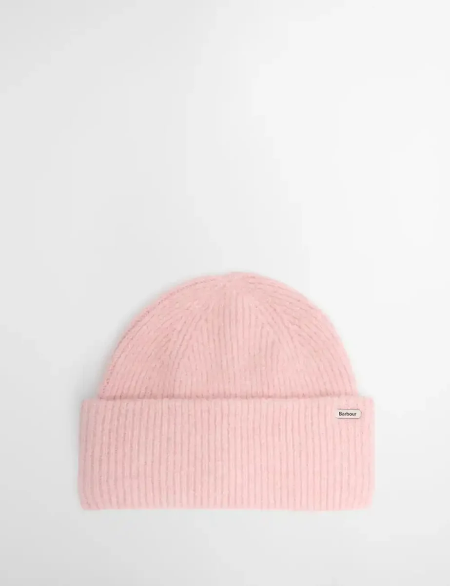 Barbour Womens Enid Beanie / Pink
