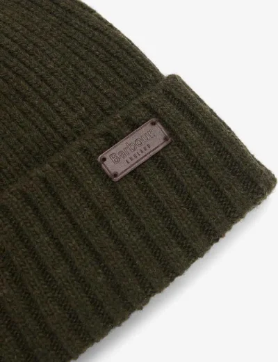 Picture of Barbour Mens Carlton Beanie / Dark Green