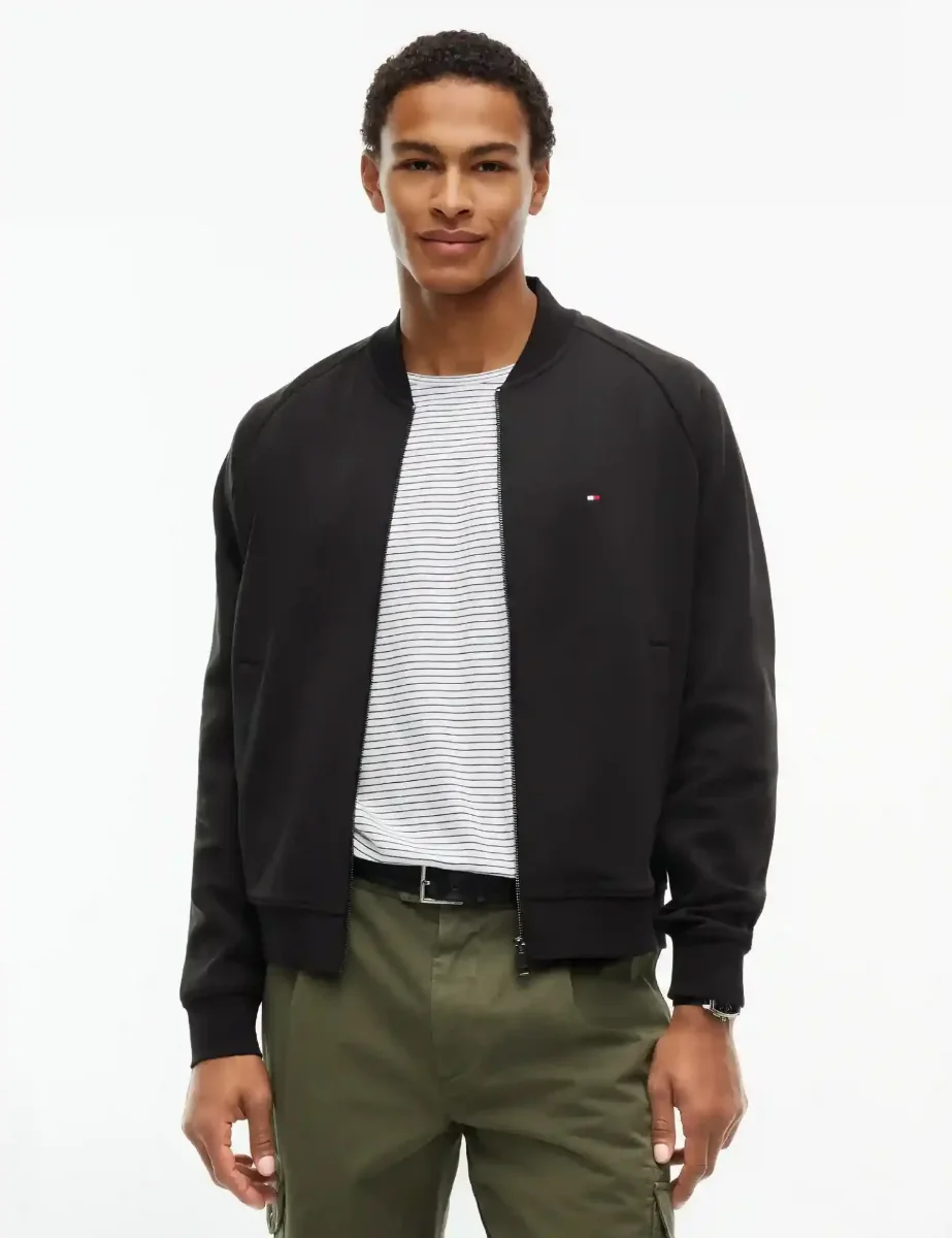 Tommy Hilfiger Intechno Full Zip Sweater | Black
