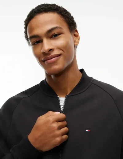 Tommy Hilfiger Intechno Full Zip Sweater | Black