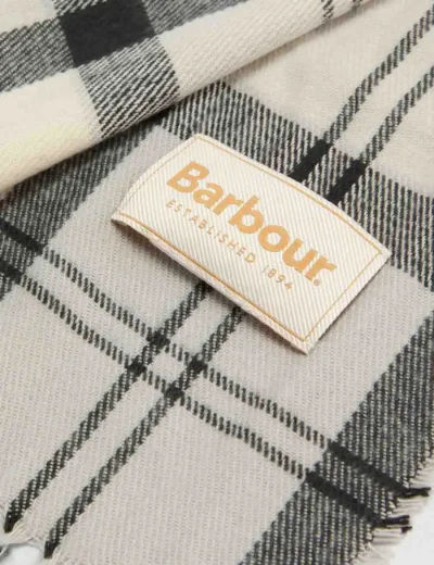 Barbour Dover Beanie Hat and Hailes Scarf Gift Set | Monochrome