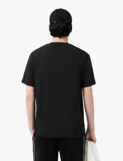 Lacoste Mens Pima Cotton Pique T-Shirt | Black