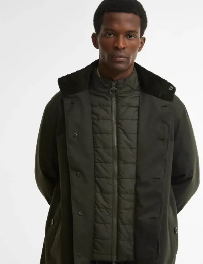 Barbour Northdale Waterproof Mac Jacket Sage